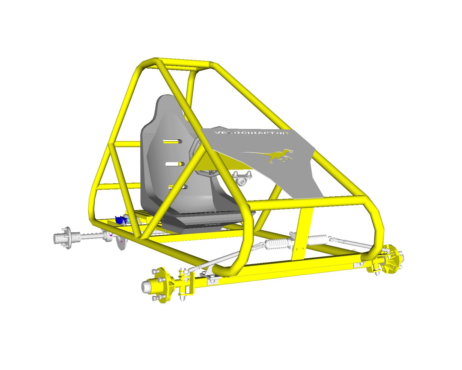 VelociRaptor 3D CAD Design